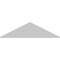 Ekena Millwork Peaked Cap Smooth Architectural Grade PVC Pediment, 62"W x 16-1/2"H x 2"P (Pitch 6/12) PEDPS062X165PKC00 - alternate 4